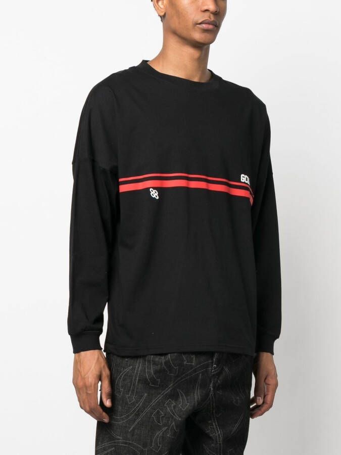 Gcds Sweater met logoprint Zwart