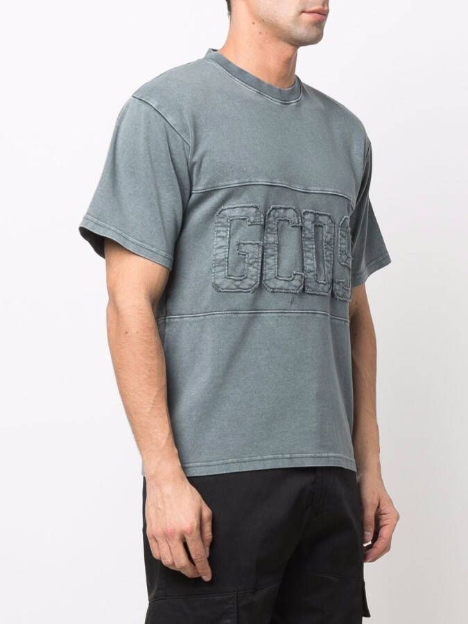 Gcds T-shirt met logopatch Grijs