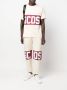 GCDS T-shirt met logoprint Beige - Thumbnail 2