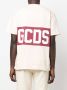 GCDS T-shirt met logoprint Beige - Thumbnail 4