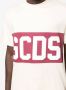 GCDS T-shirt met logoprint Beige - Thumbnail 5