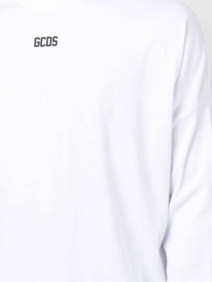 GCDS T-shirt met logoprint Wit