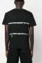 GCDS T-shirt verfraaid met kristallen Zwart - Thumbnail 4