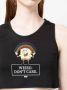 GCDS Top met print Zwart - Thumbnail 5