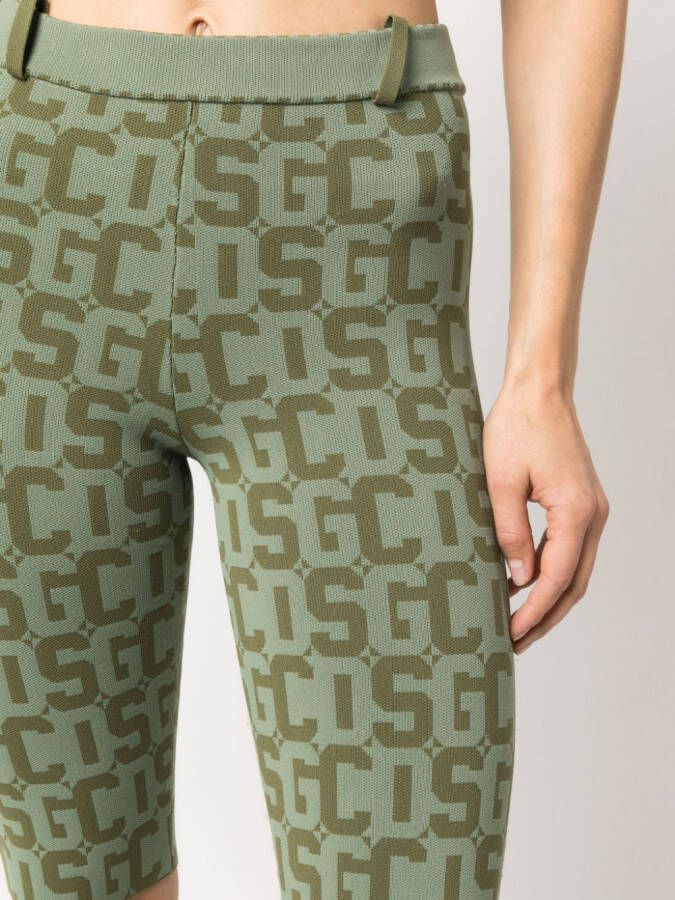 GCDS Cropped legging Groen