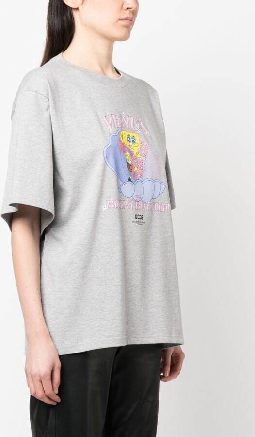 GCDS x SpongeBob T-shirt met print Grijs