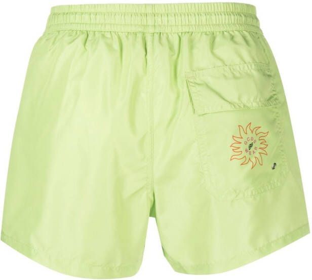 GCDS Zwembroek met print Groen