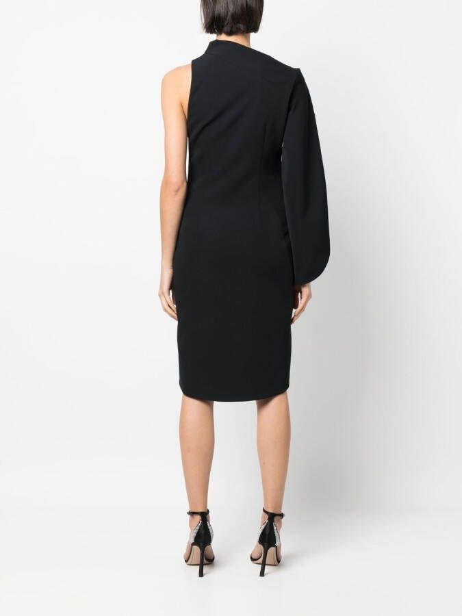 Genny Asymmetrische jurk Zwart