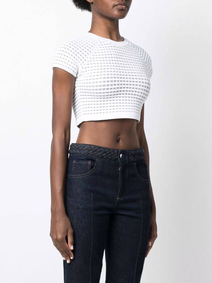 Genny Cropped top Wit