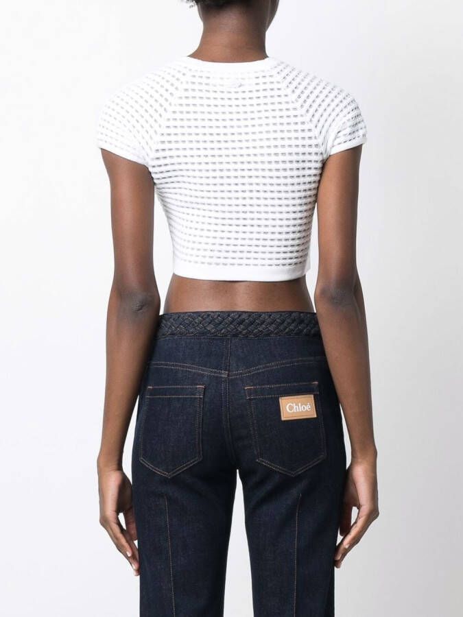 Genny Cropped top Wit