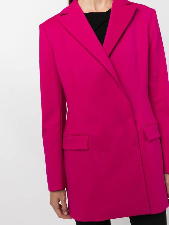Genny Getailleerde blazer Roze