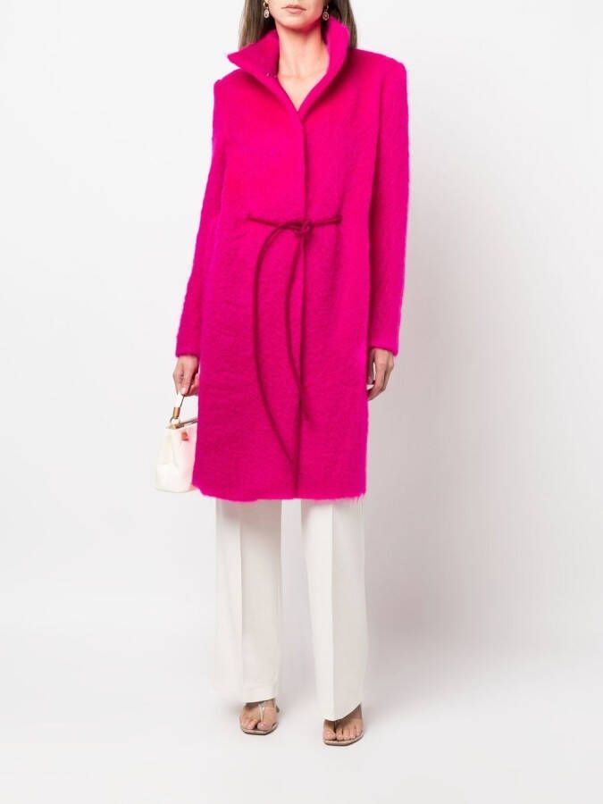 Genny Jas met hoge kraag Roze