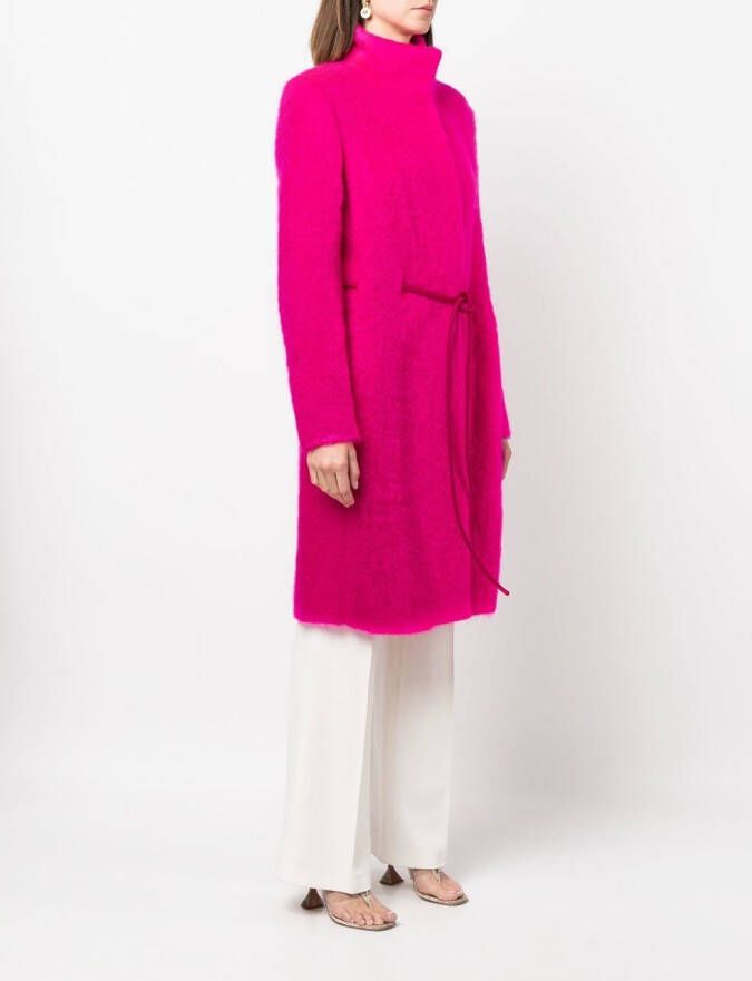 Genny Jas met hoge kraag Roze