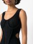 Genny Jurk met uitgesneden detail Zwart - Thumbnail 5