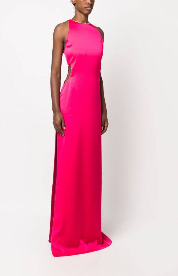 Genny Maxi-jurk met uitgesneden detail Roze