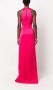 Genny Maxi-jurk met uitgesneden detail Roze - Thumbnail 4