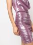 Genny Metallic jurk Roze - Thumbnail 5