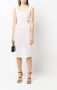 Genny Midi-jurk met print Wit - Thumbnail 2