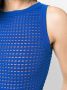 Genny Mouwloze mini-jurk Blauw - Thumbnail 5