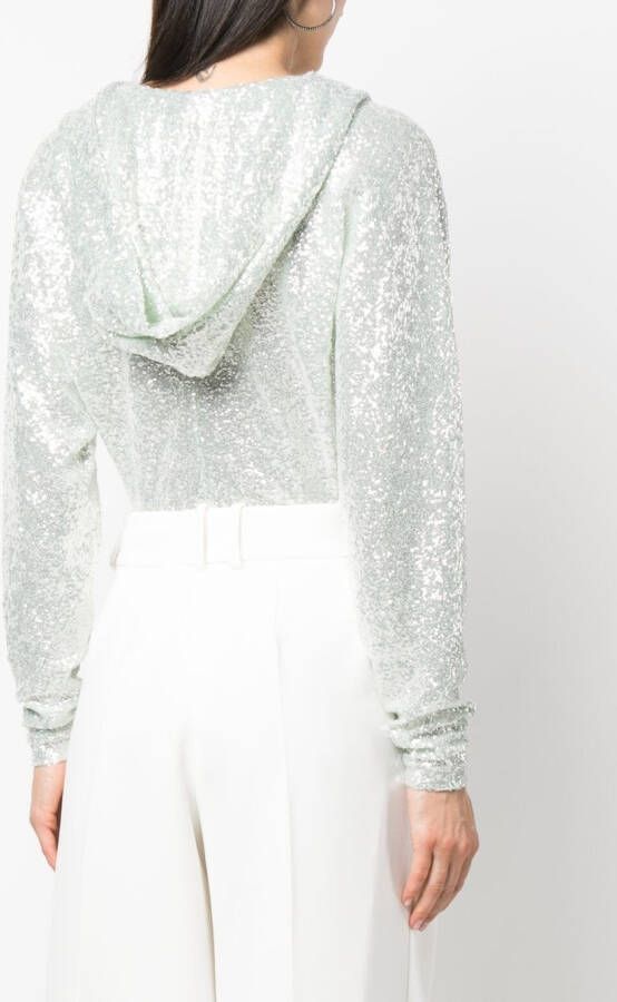 Genny Body met pailletten Groen