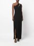 Genny Asymmetrische maxi-jurk Zwart - Thumbnail 2