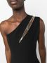 Genny Asymmetrische maxi-jurk Zwart - Thumbnail 5