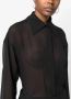 Genny Zijden blouse Zwart - Thumbnail 5