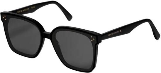 Gentle Monster Her 01 zonnebril met vierkant montuur Zwart
