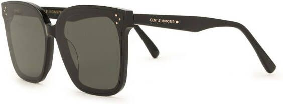Gentle Monster Her 01 zonnebril met vierkant montuur Zwart