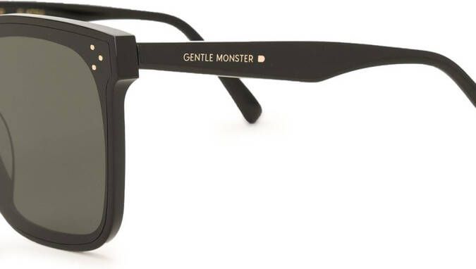 Gentle Monster Her 01 zonnebril met vierkant montuur Zwart