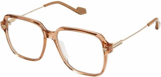 Gentle Monster Jeff bril met vierkant montuur Beige