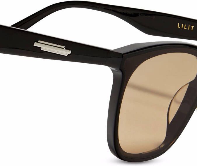 Gentle Monster Lilit 01 zonnebril met vierkant montuur Zwart