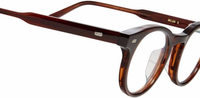 Gentle Monster Milan AB4 bril met rond montuur Wit