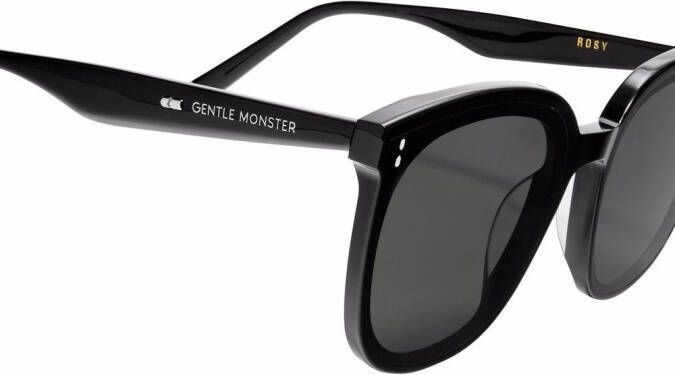 Gentle Monster Rosy 01 zonnebril met rond montuur Zwart