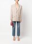 Gestuz Blazer met dubbele rij knopen Beige - Thumbnail 2