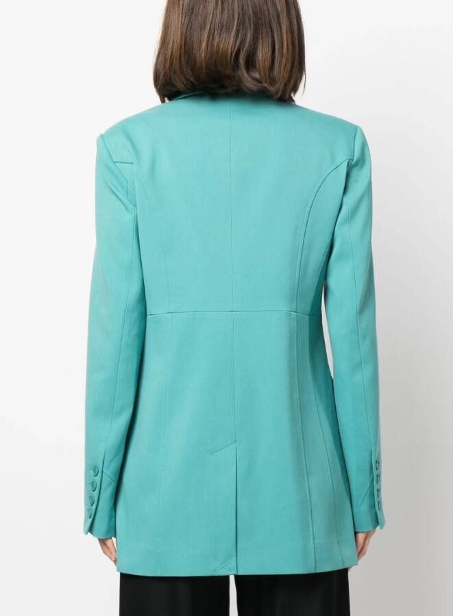 Gestuz Blazer met dubbele rij knopen Groen