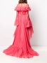 Giambattista Valli Asymmetrische avondjurk Roze - Thumbnail 3