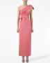 Giambattista Valli Asymmetrische jurk Roze - Thumbnail 2