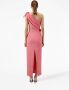 Giambattista Valli Asymmetrische jurk Roze - Thumbnail 4