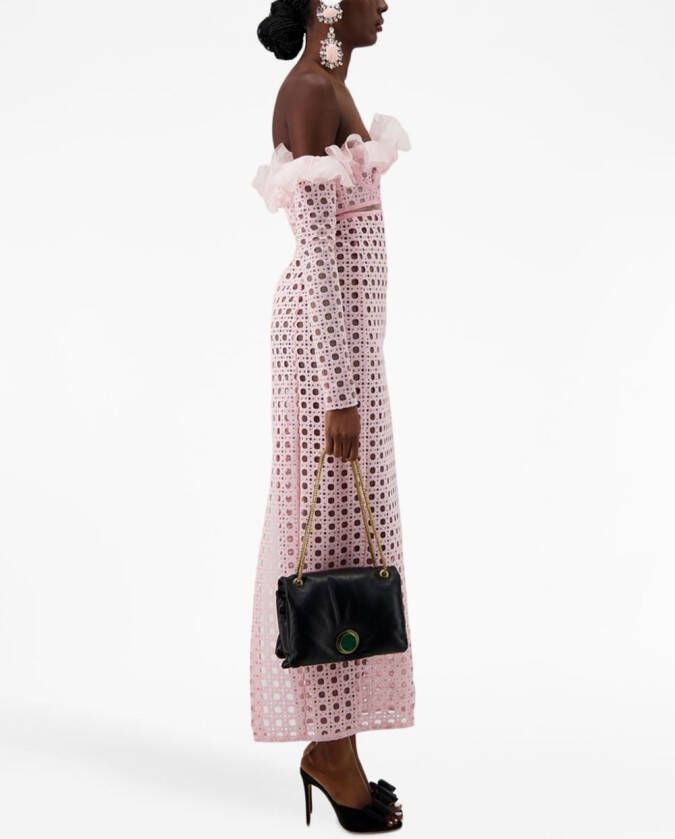 Giambattista Valli Asymmetrische mini-jurk Roze