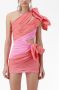 Giambattista Valli Asymmetrische mini-jurk Roze - Thumbnail 5