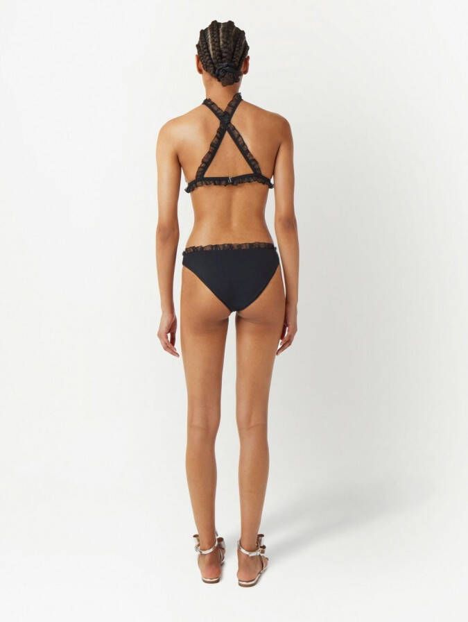 Giambattista Valli Bikini met strikdetail Zwart