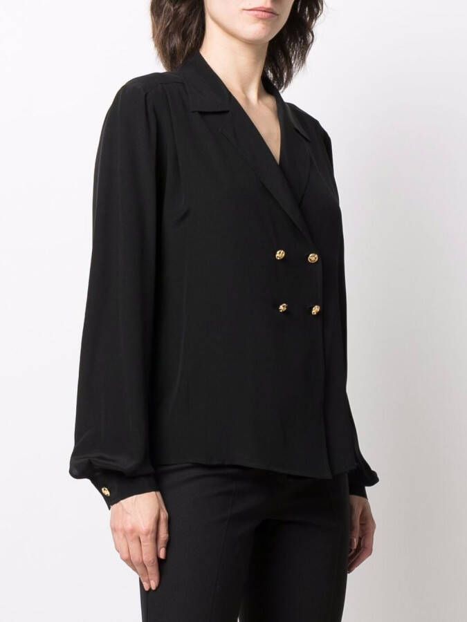 Giambattista Valli Blazer met dubbele rij knopen Zwart