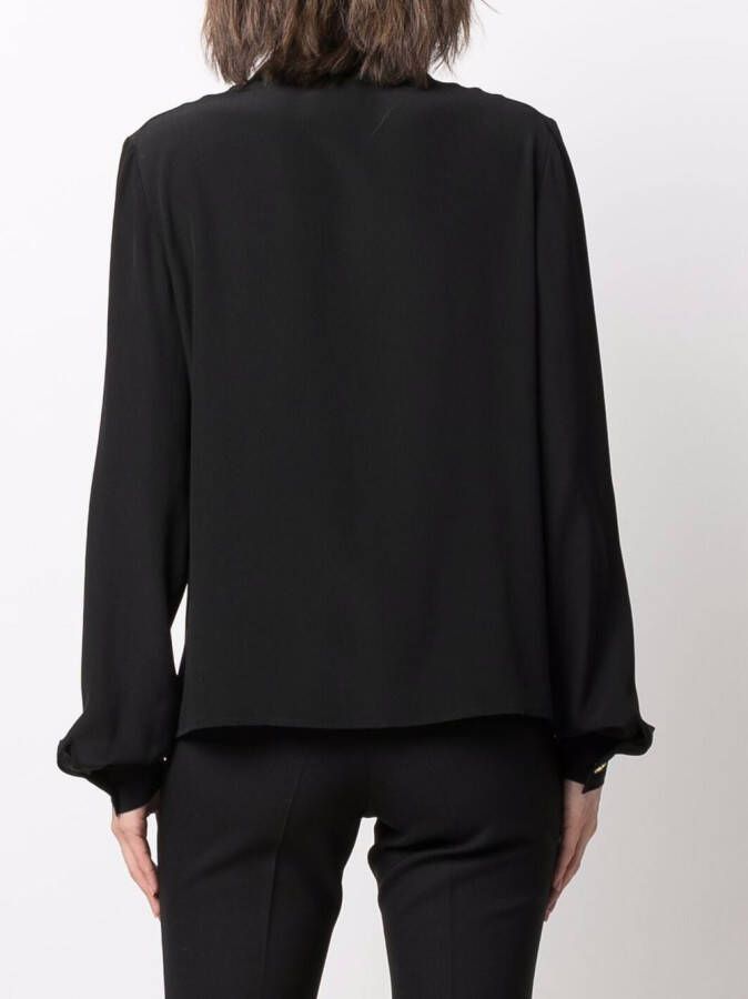 Giambattista Valli Blazer met dubbele rij knopen Zwart