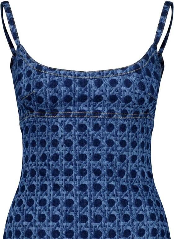 Giambattista Valli Denim jurk Blauw