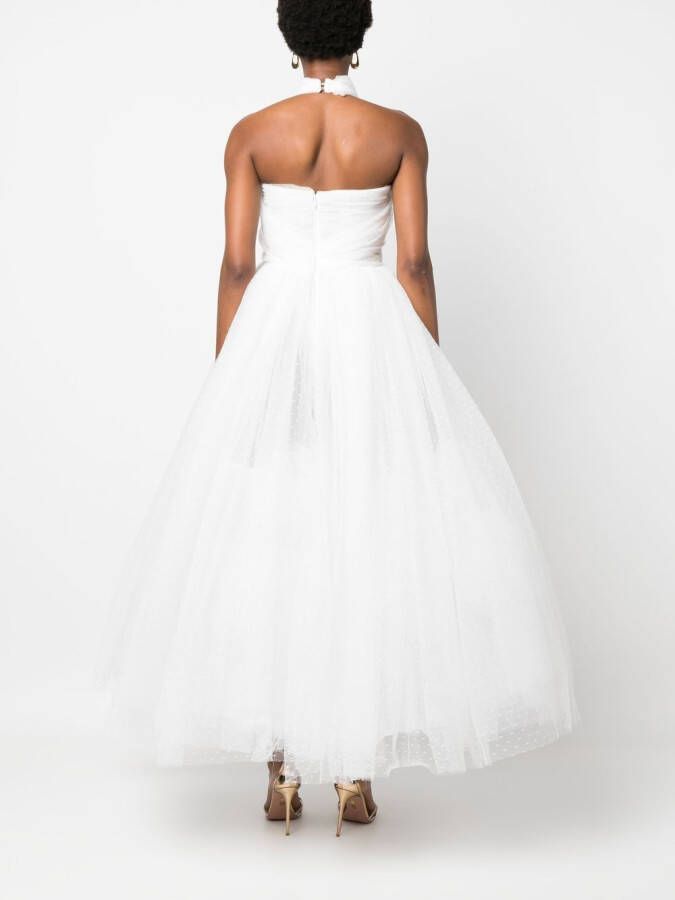 Giambattista Valli Jurk met halternek Wit