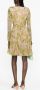 Giambattista Valli Jurk met bloemenprint Groen - Thumbnail 3