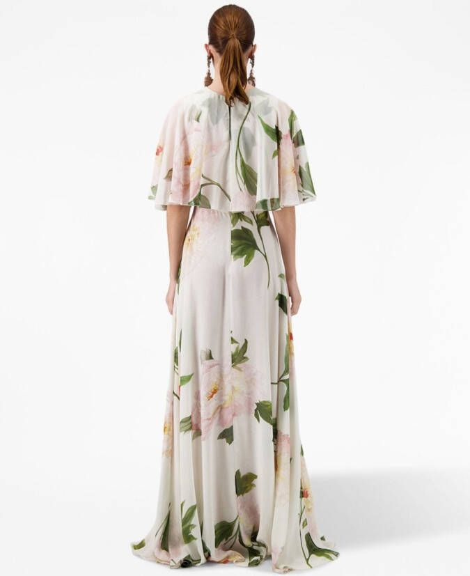 Giambattista Valli Maxi-jurk met bloemenprint Beige