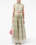 Giambattista Valli Maxi-rok met geborduurde bloemen Groen - Thumbnail 2