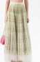 Giambattista Valli Maxi-rok met geborduurde bloemen Groen - Thumbnail 5
